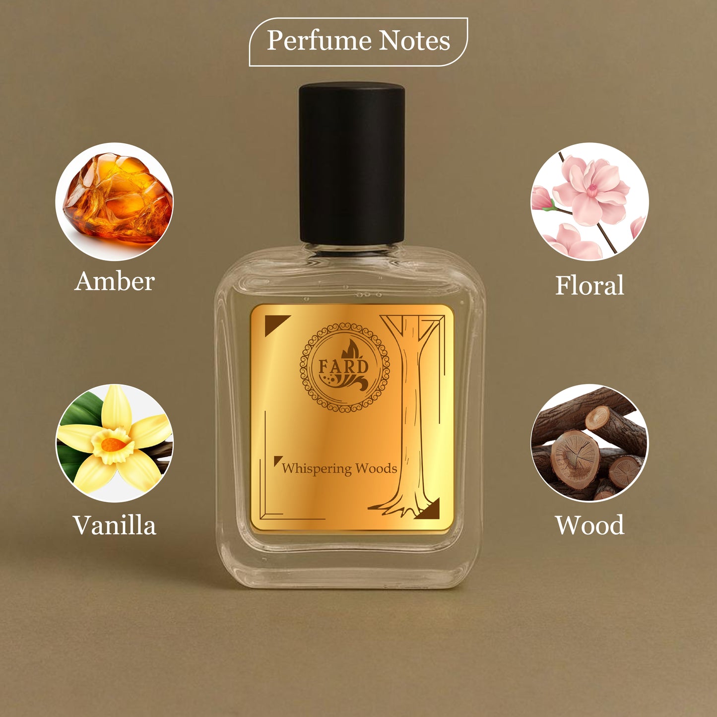 WHISPERING WOODS Man Perfume - 50ml
